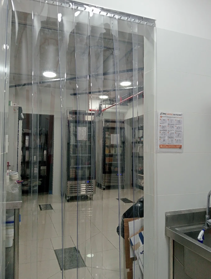 Cortina de tiras pvc